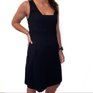 Theory Amrik Black A Line Dress